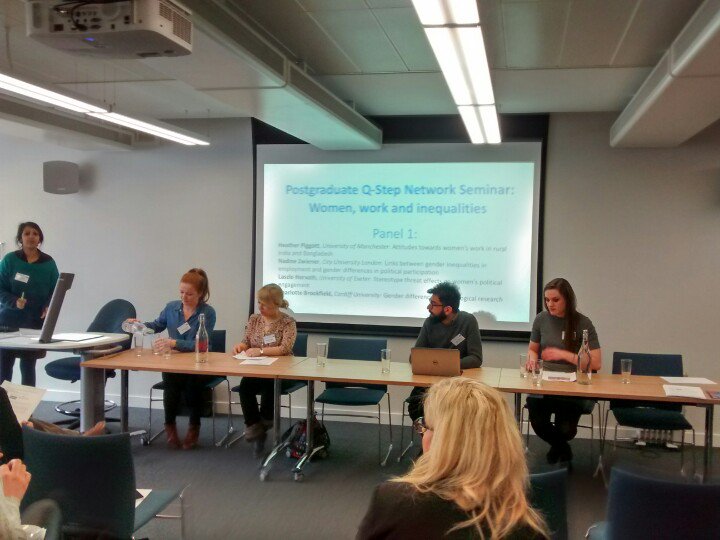 CityQstep's tweet photo. Start of @PgQstep event on women, work and inequalities at @CityQstep. Introduction from @RimaSaini3105. https://t.co/wgDssVBMOh