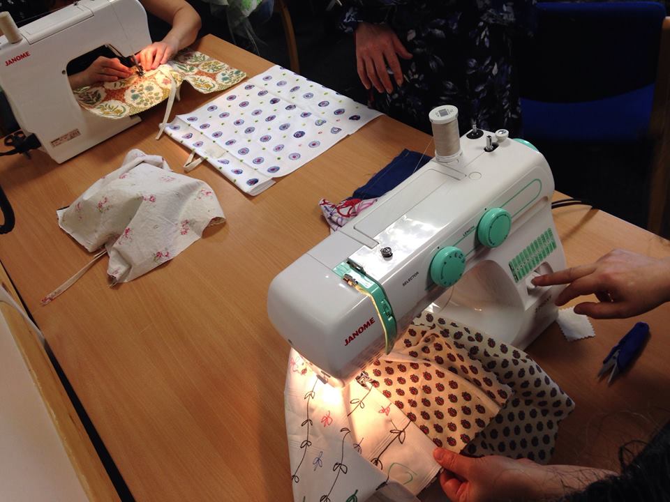 Our <a href="/MaidstoneBME/">MaidstoneBME</a> ladies group at a Patchwork/Sewing Response course with  <a href="/KentAdultEd/">Kent Adult Education</a>. Thanks to all who attended!