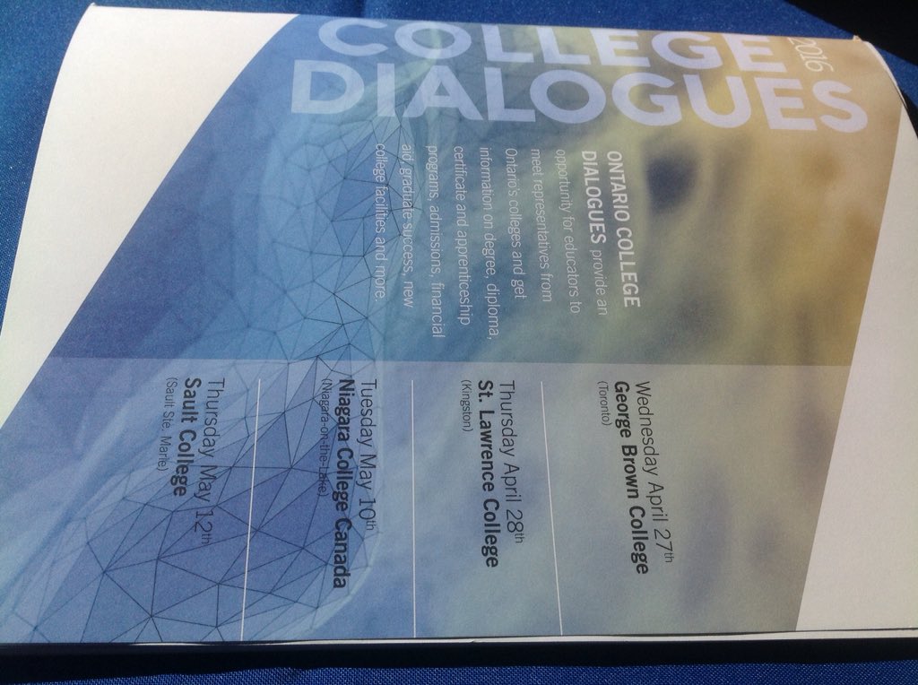 #oncolleges #georgebrowncollege #collegedialogues Your counsellors are learning about what's new at Ontario Colleges