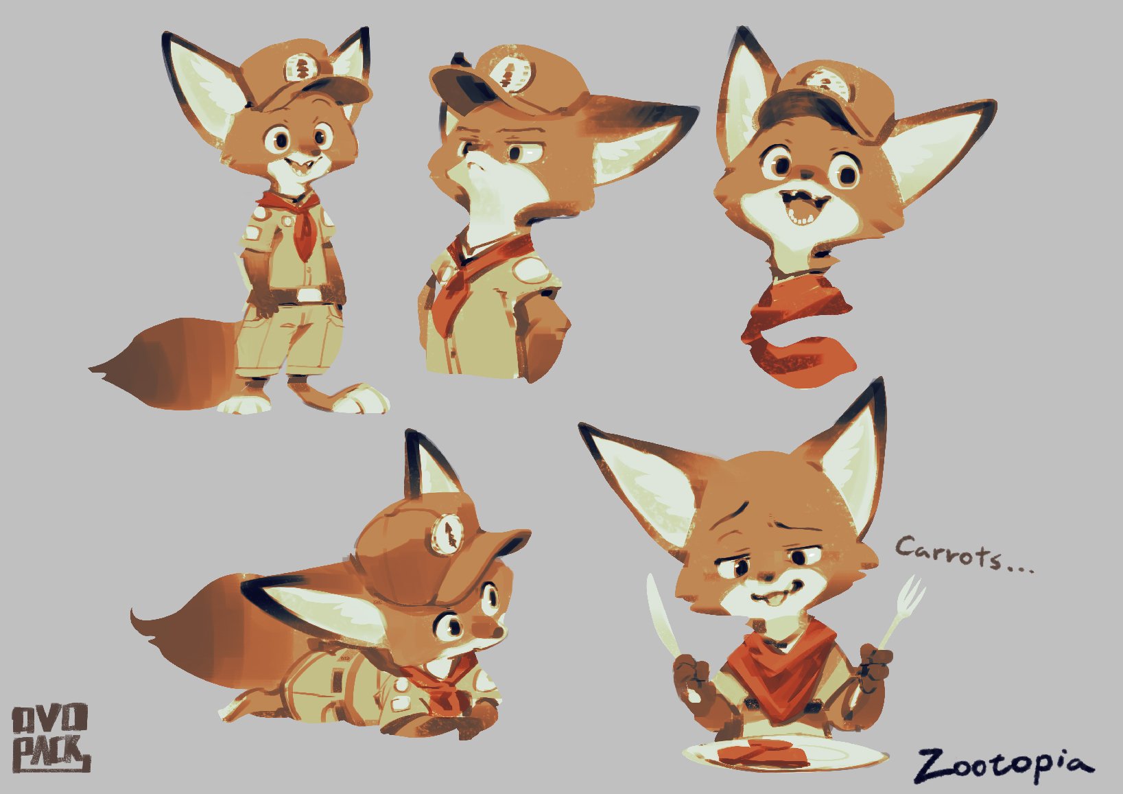 Zootopia концепт арты