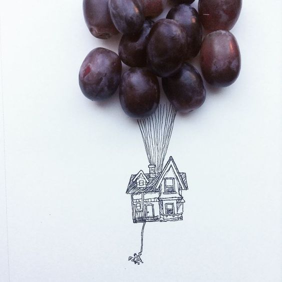 MonVigneron's tweet photo. #INSOLITE Du raisin, un crayon, une pointe d'imagination: ça fait des merveilles :) https://t.co/3Jf46qIHSi https://t.co/RKl68UqGYo