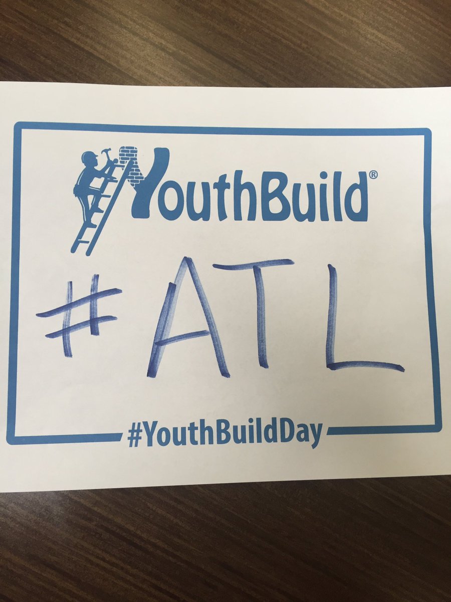 DocJLAnderson's tweet photo. #YouthBuildDay @YouthBuildUSA @YouthBuildATL @AtlWorkforce @americorps @RBirkett4Kids @JKAIntl #PositiveMark https://t.co/x3weYAisrk