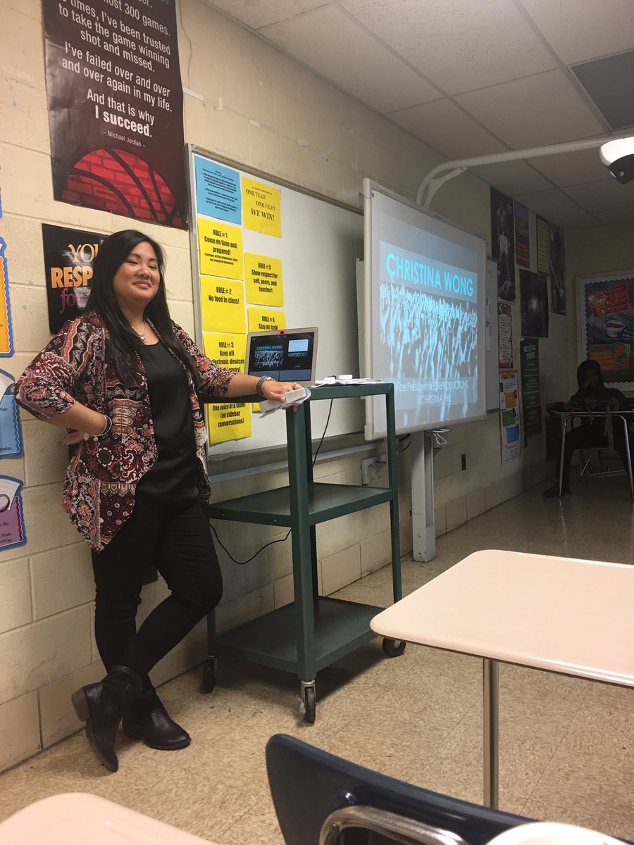 AcademiesInc's tweet photo. @Christina_PHL presents at @ROXCTECOM Academy of the Arts #academieswork @esmproductions #awesomeness https://t.co/prjJRxdRFA