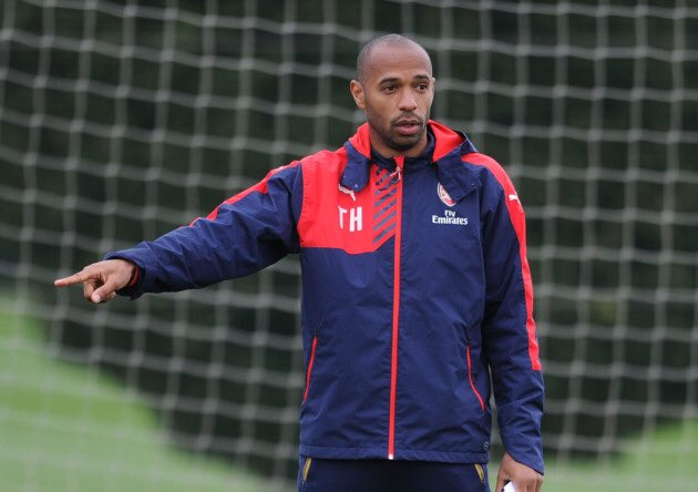 UberAFC's tweet photo. Thierry Henry will become the new Arsenal U18s' assistant coach under new head coach Ampadu. [via @jeorgebird] #afc https://t.co/qMyHj4KDai