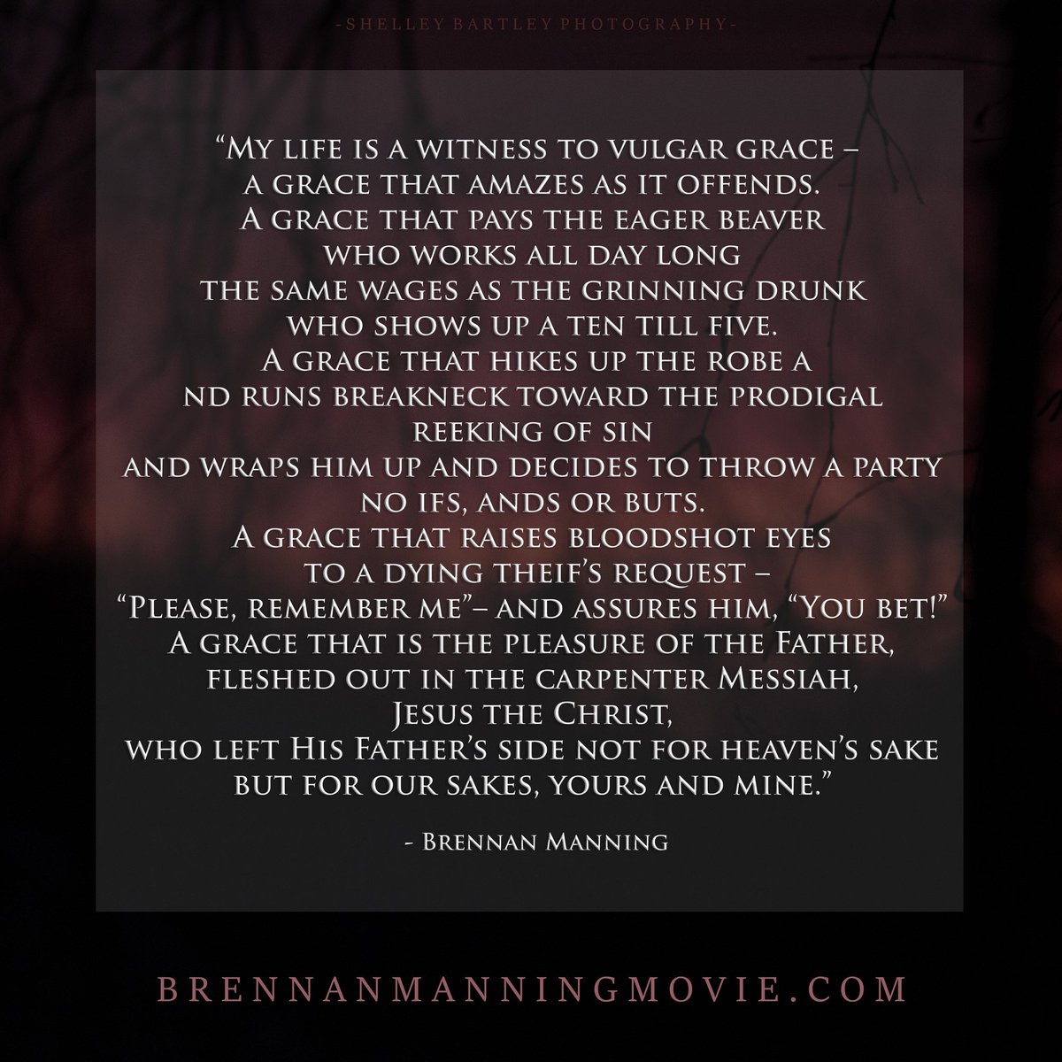 ColorGreenFilms's tweet image. &quot;A grace that amazes as it offends....&quot;

Brennan Movie Update: 

facebook.com/brennanmanning…