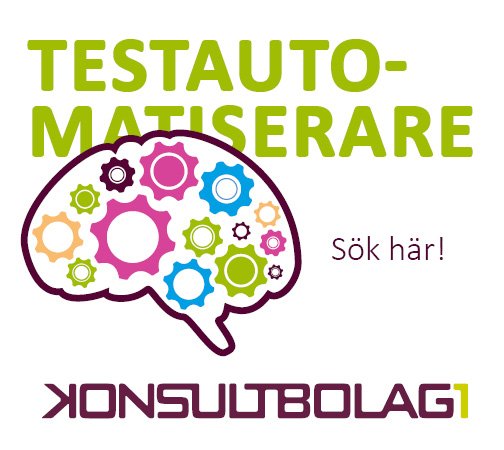 Konsultbolag1's tweet photo. Nu söker vi duktiga Testautomatiserare till Stockholm!
https://t.co/0K6rMaOWYZ https://t.co/PdamreBQfZ