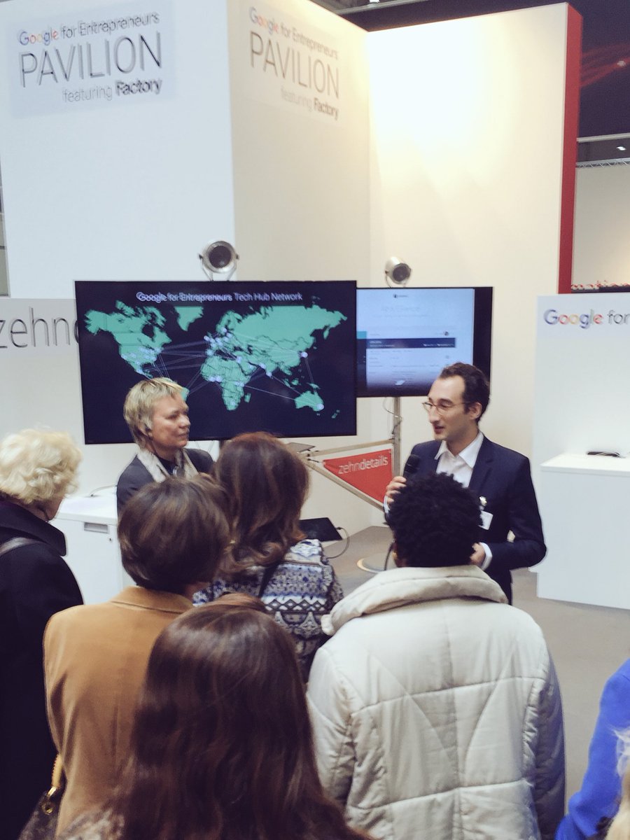 zehndetails's tweet photo. Great presentation of @GoogleForEntrep by @dgilgenmann with #dasterminal at #HM16 https://t.co/rU3lgUytVi