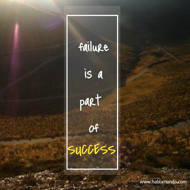 Habla_Mundo's tweet photo. El fracaso es parte del ÉXITO #SUCCESS #LANGUAGE #ENTREPENEUR #HablaMundo #Spanish #learn #teach #travel #road https://t.co/D8bqdkZroz