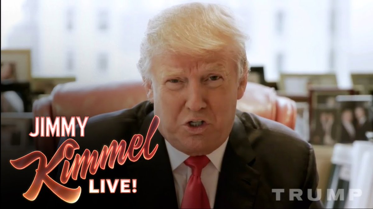 RightNutNews's tweet photo. RT @RightNutMgr #Trump's big announcement - shared from @jimmykimmel - https://t.co/73q6HJsOFw https://t.co/MIsLffLscO