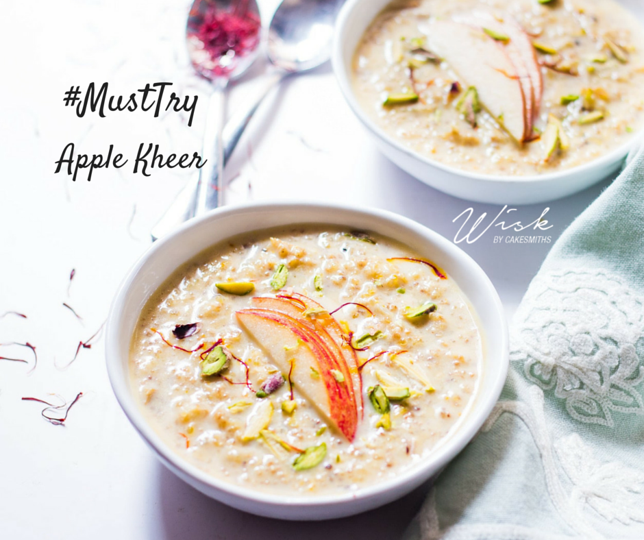 WiskIndia's tweet photo. Try a kheer wih an apple twist. It is a welcome change from a traditional kheer. #applekheer #musttry https://t.co/DeSYXupvEg