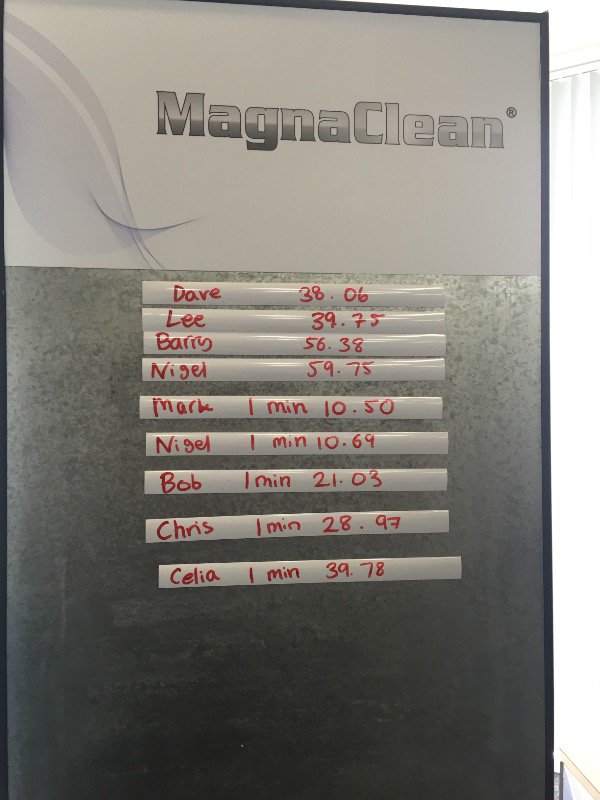 HIPMagazine's tweet photo. Well done Dave for winning the Fastest Fitter - incredible time! Wow! #HIPApprentice2016 https://t.co/VdmzXvZg9V