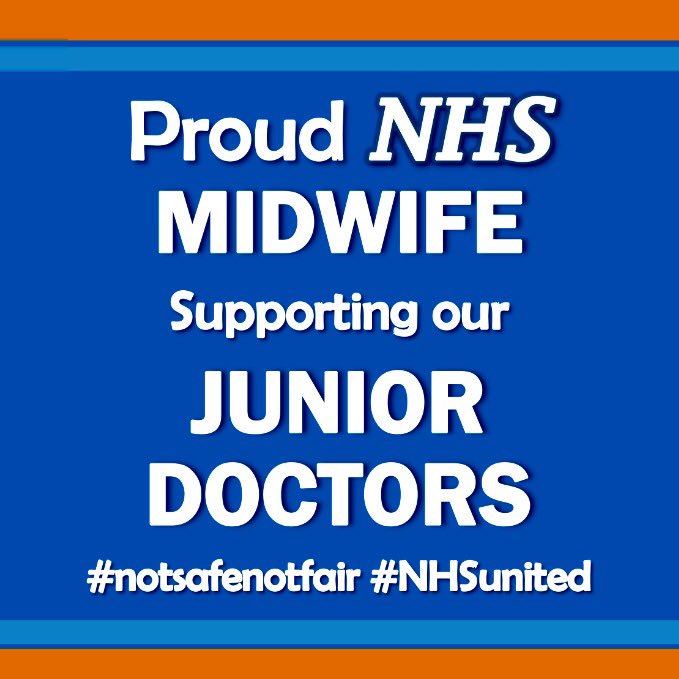 I will always stand with our junior doctors 👬👫👭 @TheBMA #NHSunited #notsafenotfair