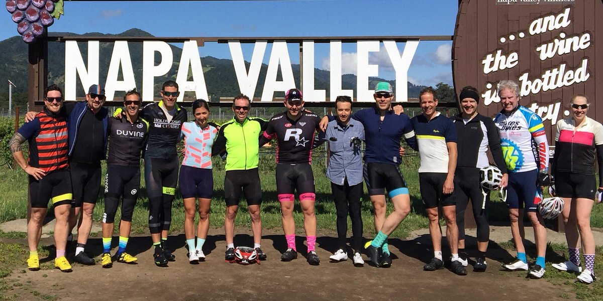 Great weekend of #bikeeatdrinksleep <a href="/BottegaGF/">BottegaGF</a> with <a href="/SeamusMullen/">Seamus Mullen</a> <a href="/ghincapie/">ghincapie</a> <a href="/lucaseuser/">Lucas Euser</a> <a href="/offalchris/">Chris Cosentino</a> @christianvdv