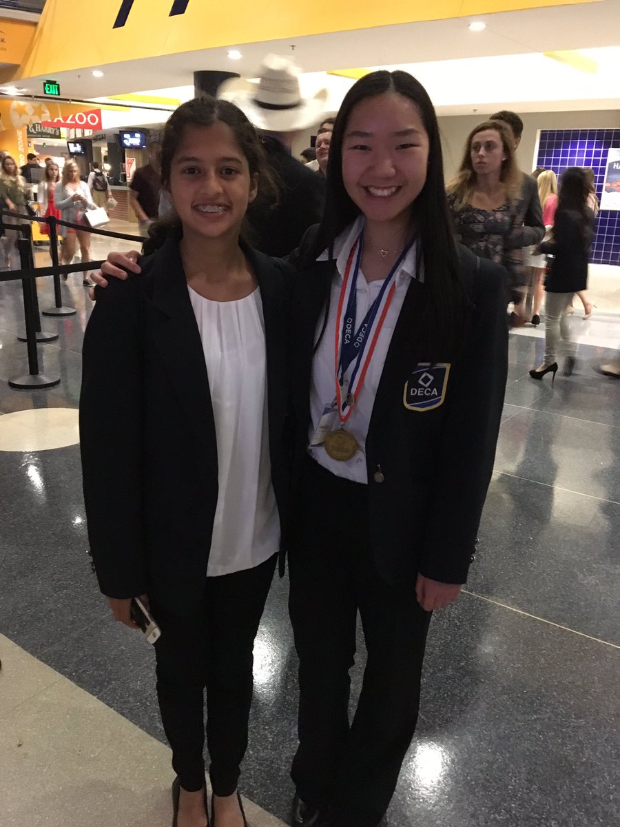 Congratulations Dulles DECA National Finalist Nupur Dave and Louise Zeng!!!@FortBendISD