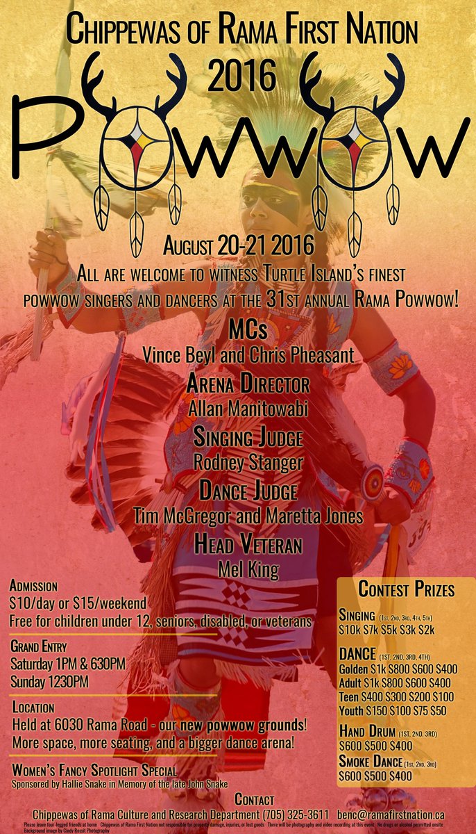 RamaPowWow's tweet photo. 115 days until Rama Powwow! https://t.co/zHrtxaWHJr
