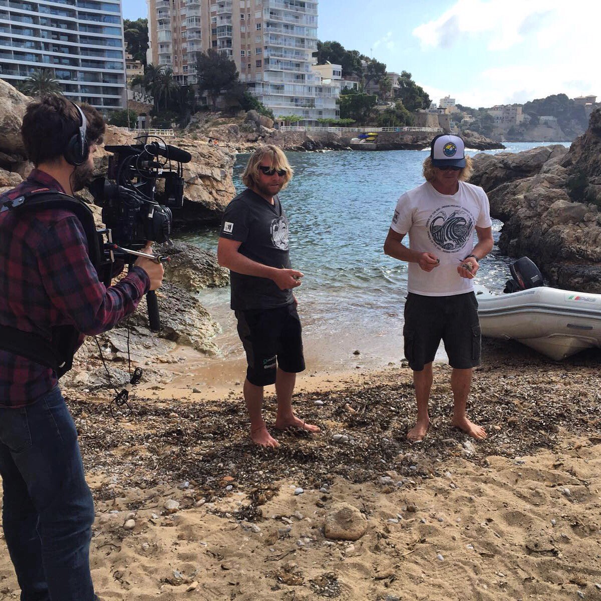 Seabin_project's tweet photo. Seabin V5 under development while media gives project momentum. https://t.co/Ps6SIxuLq0 https://t.co/BXFnWCAA55