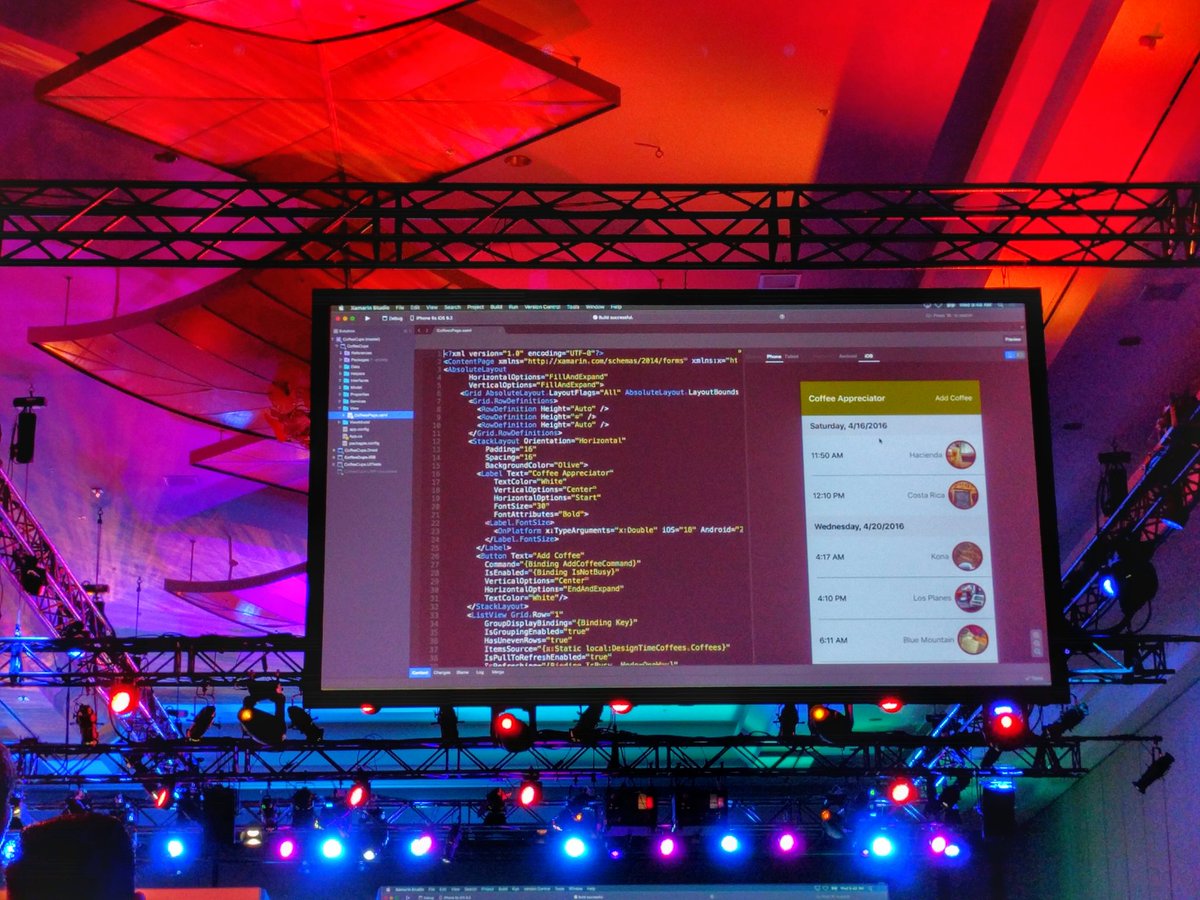 JustinRaczak's tweet image. #XamarinStudio now offers live preview. View your XAML UI in real-time directly in Xamarin Studio. #XamarinEvolve