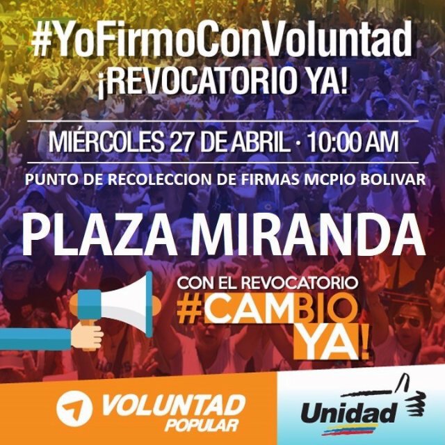 AnderssonRd's tweet photo. #YoFirmoYoRevoco #CambioYa https://t.co/wA43ek8gdA