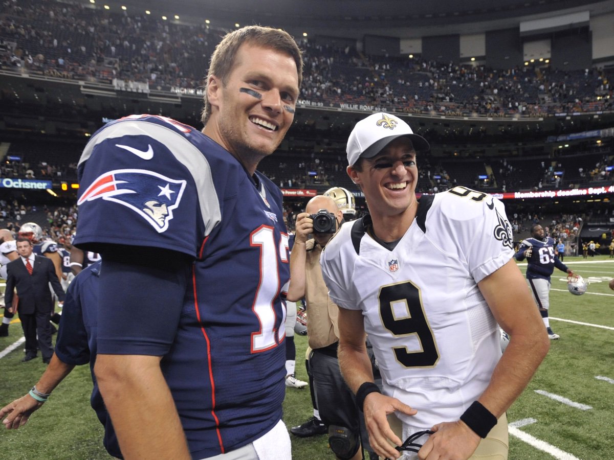BostonMagazine's tweet photo. Drew Brees can’t believe #Deflategate is still a thing, blasts Roger Goodell: https://t.co/UQ9PtAjFrr https://t.co/kmhZWHaDwv