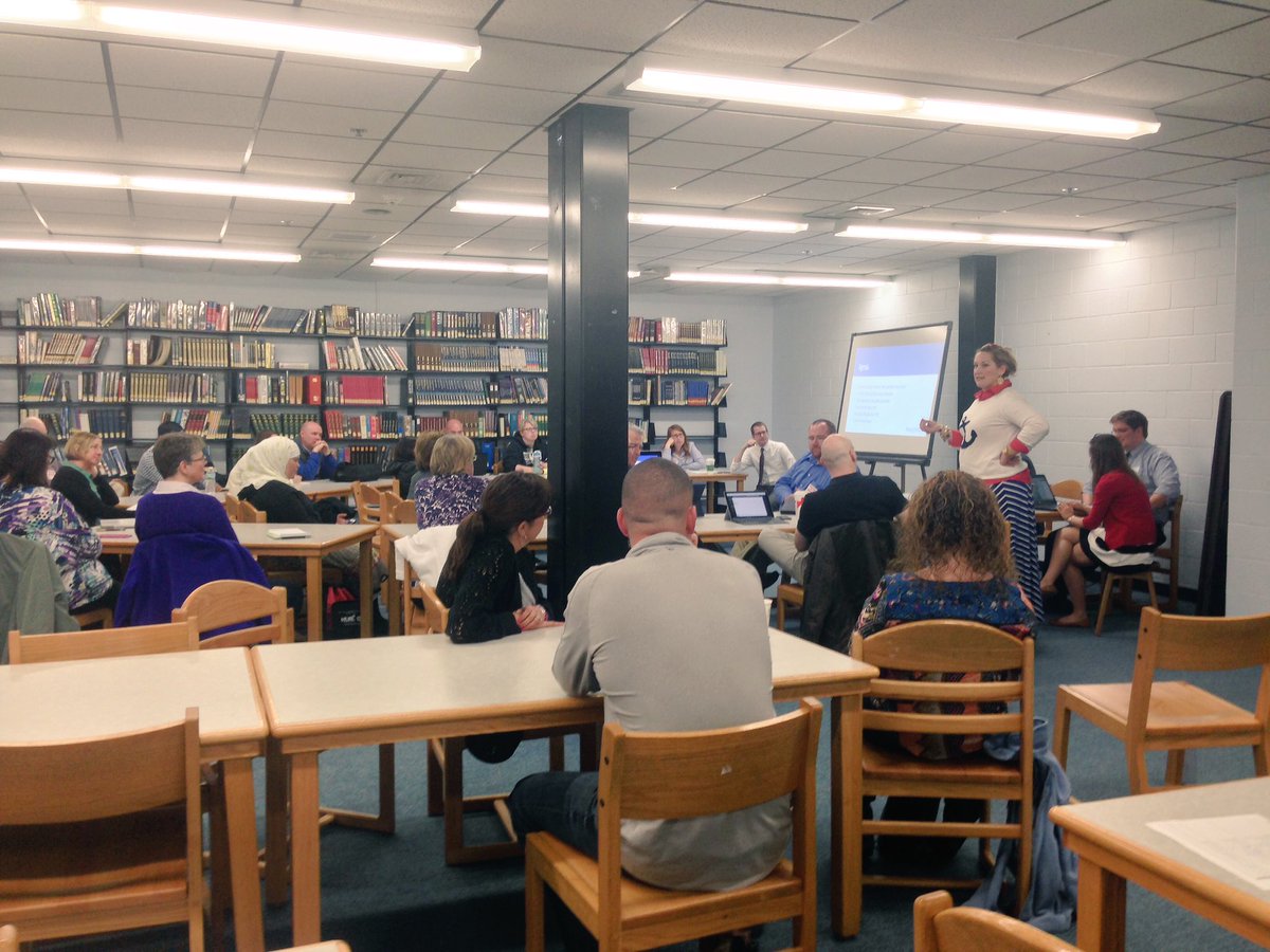 VolpeReads's tweet photo. WMHS Learning Tour @MsBethHughes  talks about BYOD and digital feedback #wakefieldchat @therealwmhs https://t.co/P8lSkaiq1i