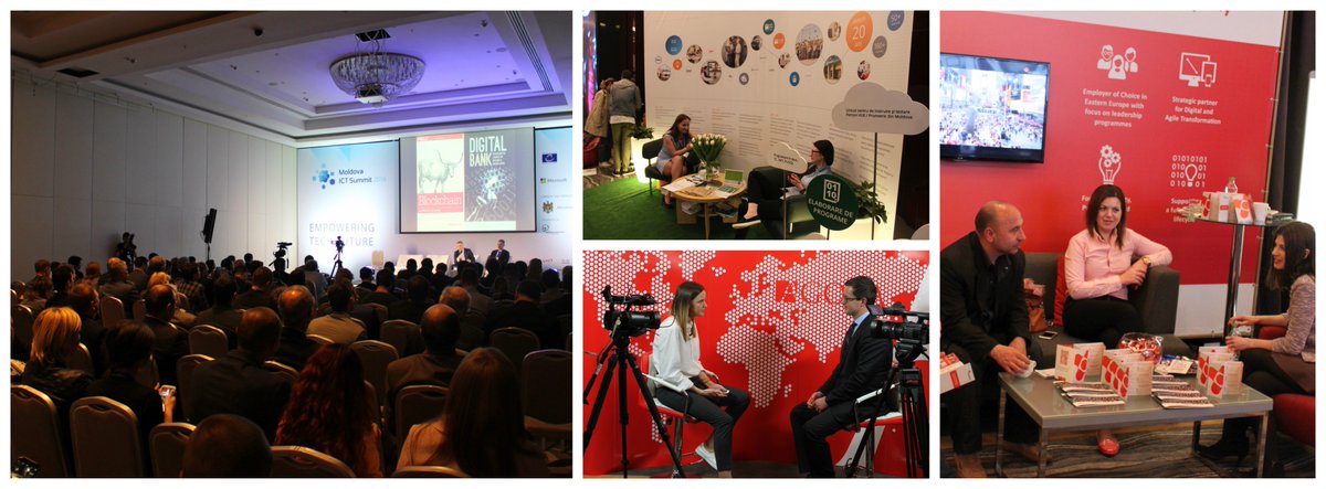 RBLeogrand's tweet photo. We are happy to be hosting the #Moldova #ICT #Summit 2016. So far Day 1 is going very well! #radissonblu #Chisinau https://t.co/cDo8uLKMCA