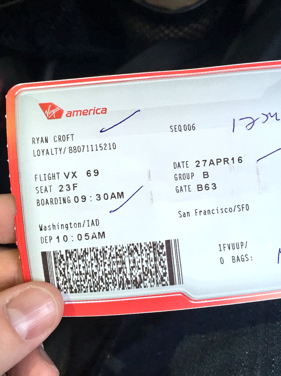 ryankcroft's tweet photo. Yesterday: @VirginAtlantic event w/ @richardbranson &amp; @1776 

Today: @VirginAmerica flight to SF

#LetitFlyDC https://t.co/PNWI9AbtfU