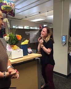 KU_CAO_SSC's tweet photo. Sarah is the heart &amp; soul of our dept. Thanks for taking care of us! #AdministrativeProfessionalsDay #SSCLife https://t.co/S3sxRN7bra