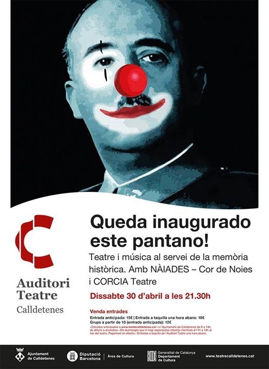 dumesubi's tweet photo. El Generalíssimo entre nosaltres! dissabte #calldetenes @cornaiades @joanrourah @jordiarques @el9nou @TaronjaOsona https://t.co/8WQXqPNG2a
