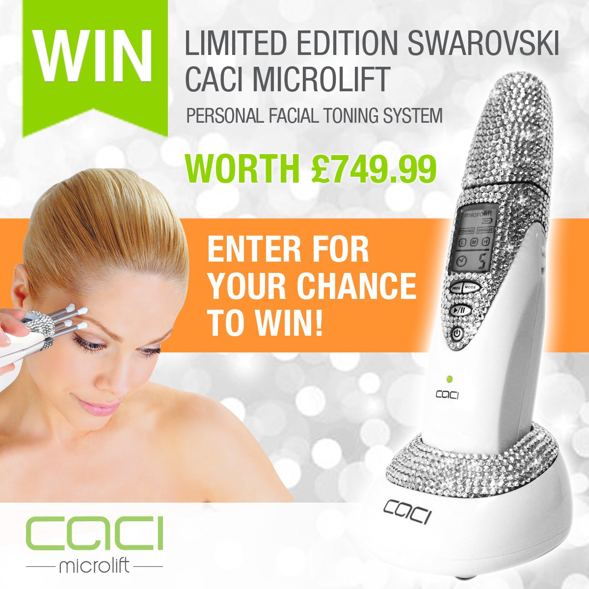WIN A LIMITED EDITION SWAROVSKI #CACI MICROLIFT WORTH £749.99! 
CLICK HERE basicfront.easypromosapp.com/p/306008 #CACIMicroliftWIN