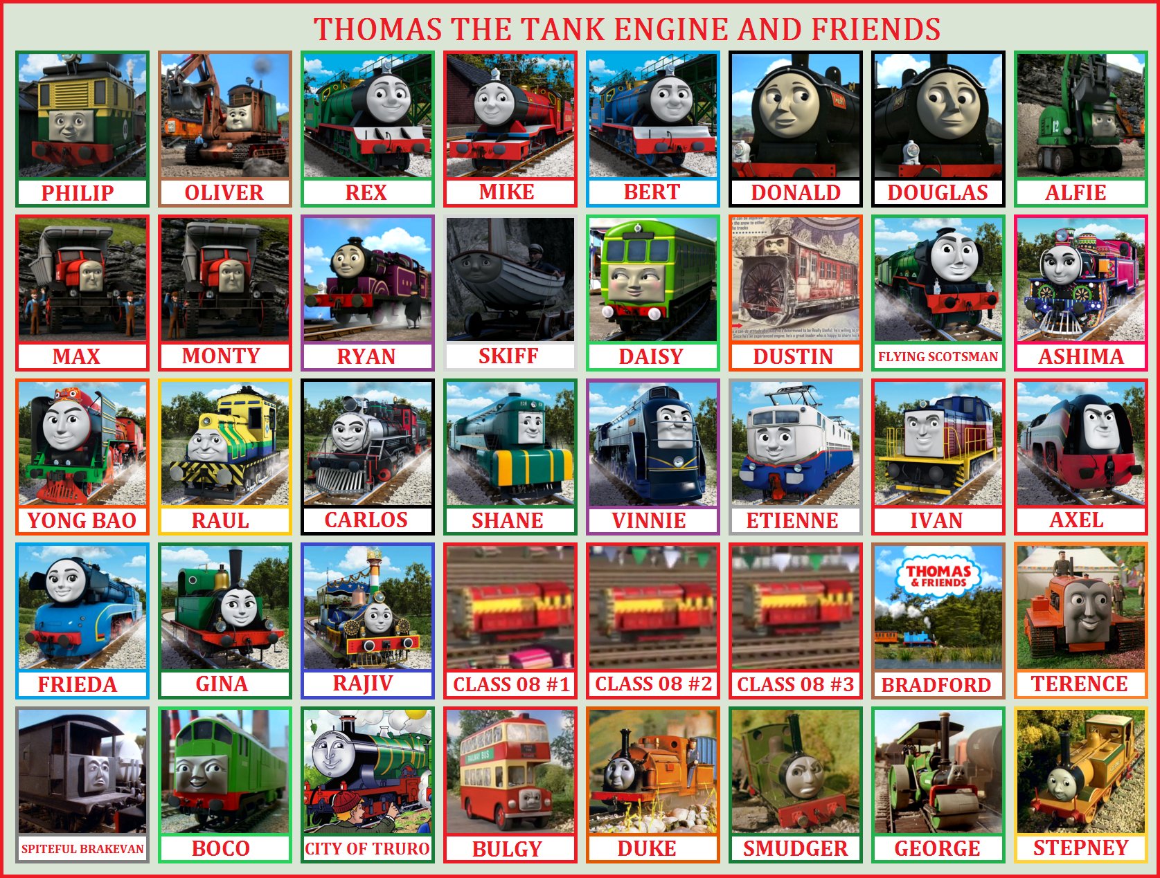 TheIronEngine on Twitter: "A list of Thomas and Friends ...
