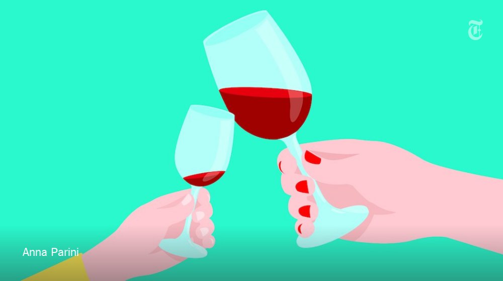 nytimes's tweet photo. Studies show that giving children sips of wine correlates with problem drinking later https://t.co/U5ZwvnPR37 https://t.co/wYruIWueYf