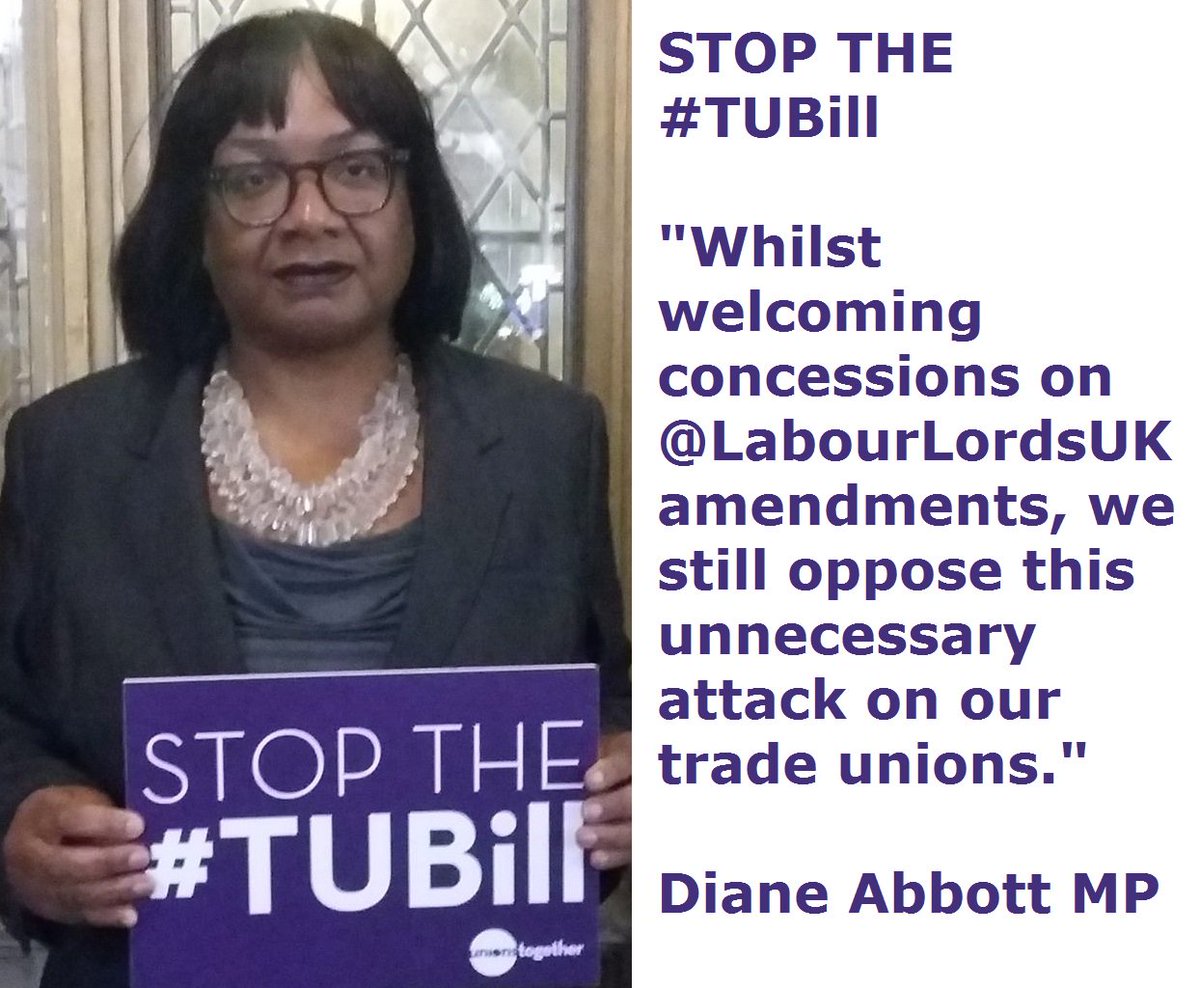 STOP THE #TUBill Whilst welcoming concessions on @LabourLordsUK amendments, we still oppose this unnecessary attack