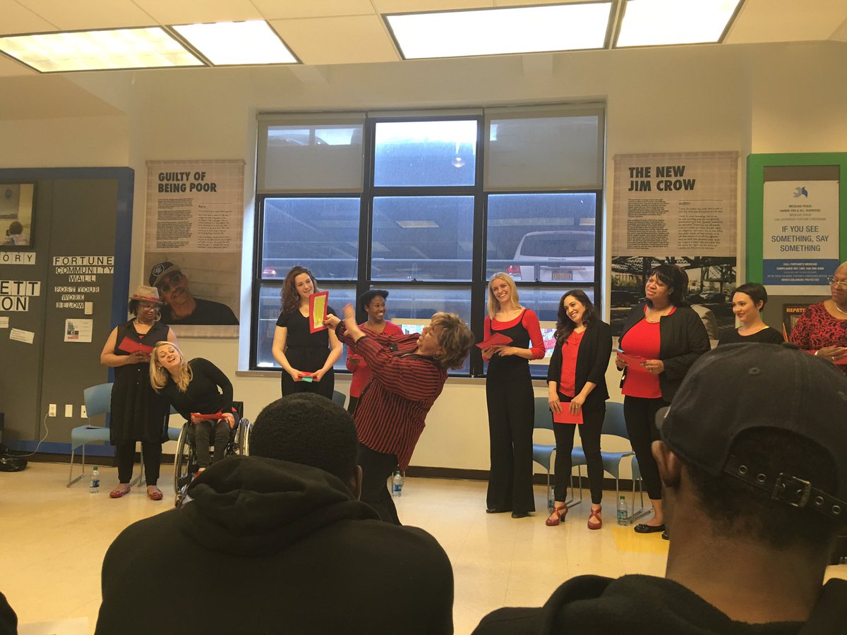 So proud of these women. They performed brilliantly last week for #VDayTaconic! #mighteesheros #socialjusticetheatre