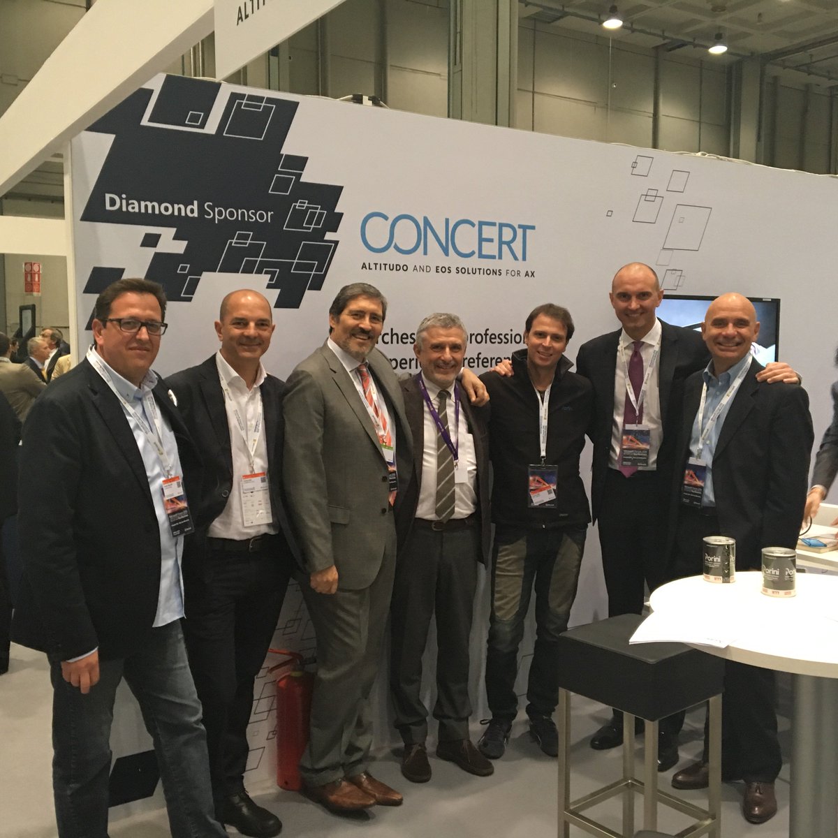 PoriniGroup's tweet photo. #MSForum2016 PORINI & Concert #partnership PORINI solution for #fashion on @MSFTDynamics AX https://t.co/haSbPUURfj https://t.co/28mlRn6bIt