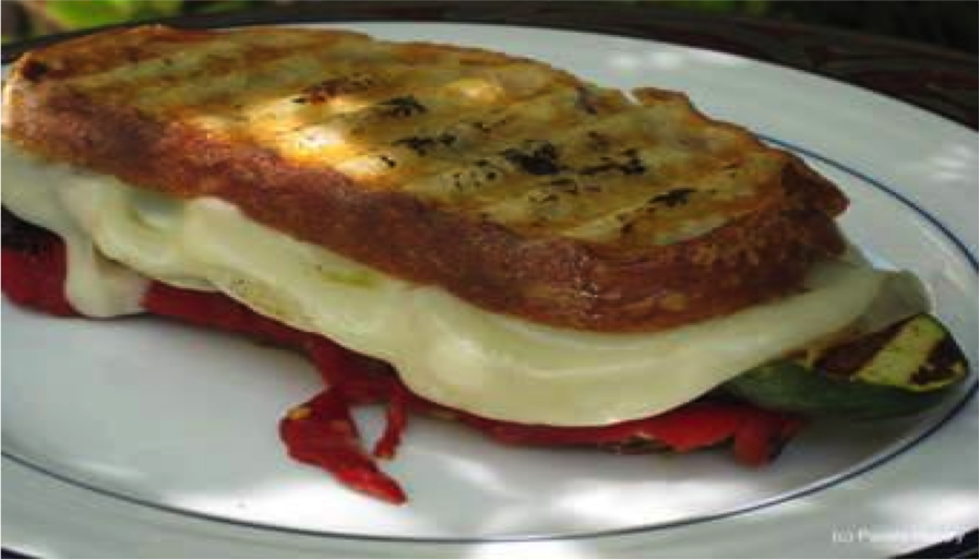 BCHillside's tweet photo. Get your serving of veggies today with a roasted vegetable panini at Hillside! Brought to you by #BCTestKitchen https://t.co/N6Ssmk0s6Y