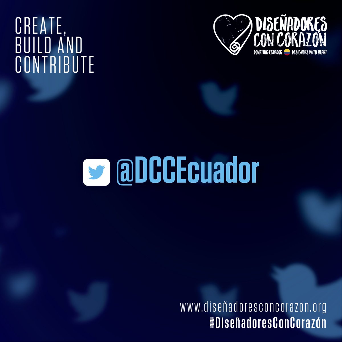 DCCEcuador's tweet photo. Follow us on @twitter #DiseñadoresConCorazón #DesignersWithHeart @DCCEcuador https://t.co/2ir4ZFKs3b