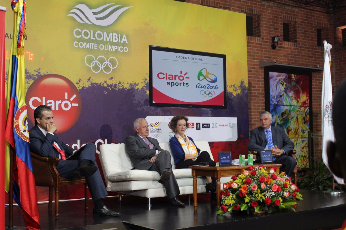 ClaroColombia's tweet photo. ¡Faltan 100 días para los Juegos Olímpicos! Siete deportistas compiten por ser el #AbanderadoClaro en Rio 2016. https://t.co/LC0xC2Ud1L