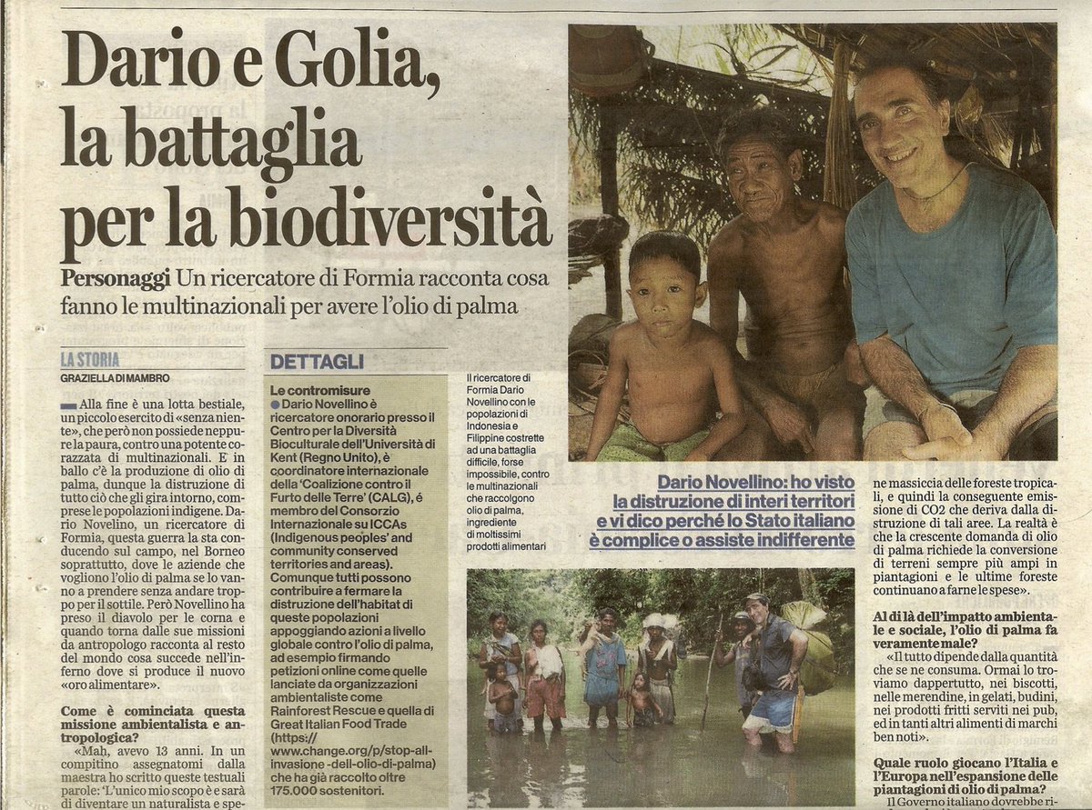 SalviamoForesta's tweet photo. #STOPOdP #ENI le responsabilità italiane nella deforestazione per l'espansione dell'olio di palma #intervista https://t.co/LREaHDmfje