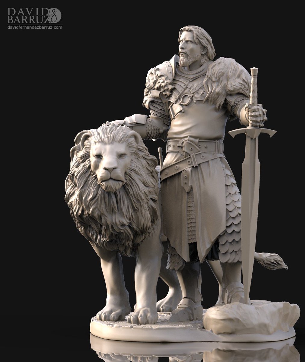 DavidFBarruz's tweet image. Keynan, King of Lions. 75mm #3D miniature done with #ZBrush for @ScaleGames ow.ly/4n3arS