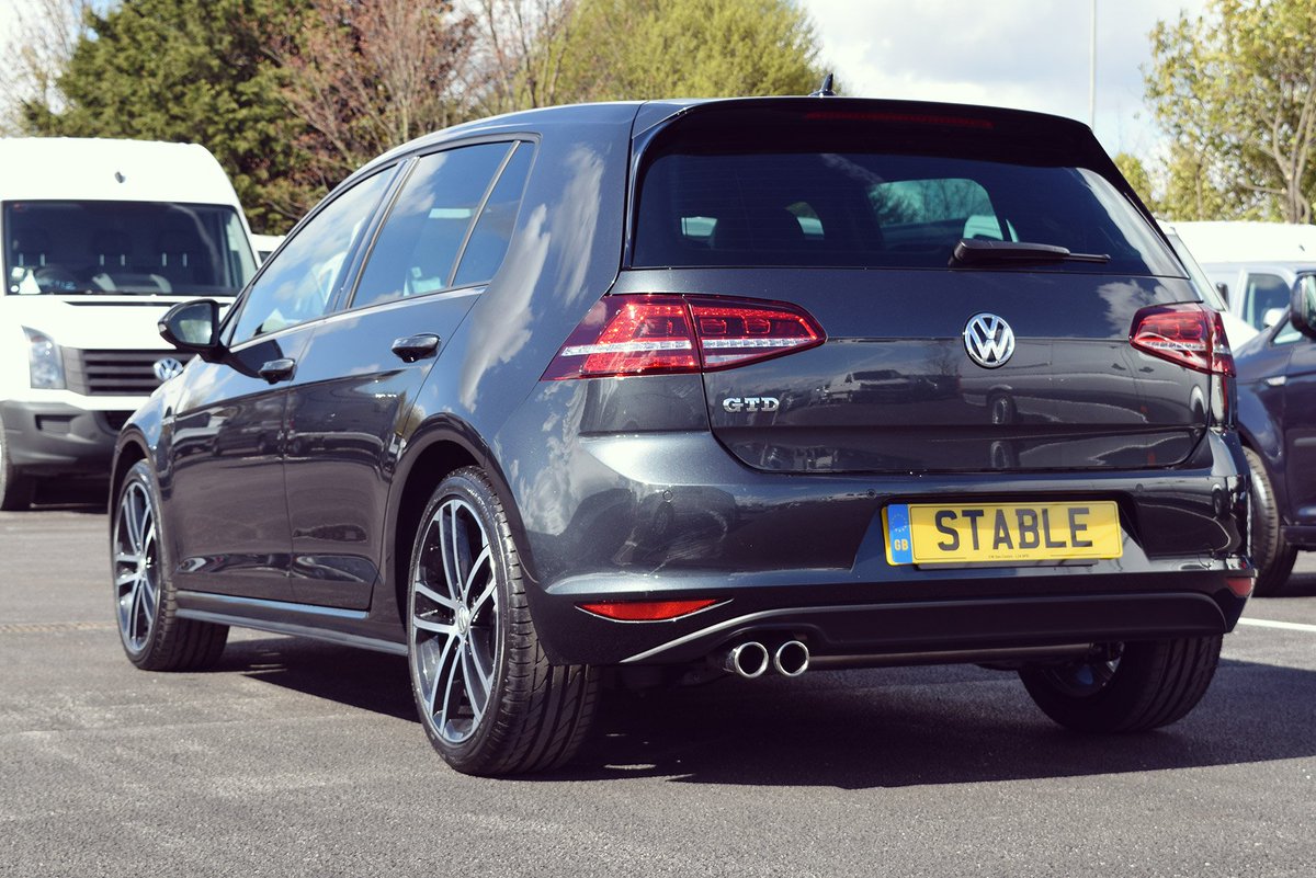 StableLease's tweet photo. Nice day to be picking up your new carbon grey Golf GTD! https://t.co/2hitxm9iZo