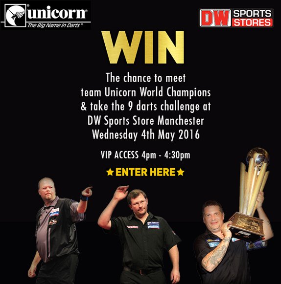 DWSportsOnline's tweet photo. RT ENTER HERE https://t.co/d1qkY36CJJ    
See you on the 4th May
@GaryAnderson180 @Raybar180 @JamesWade180 @Russ180 https://t.co/S4PEAXPWyb