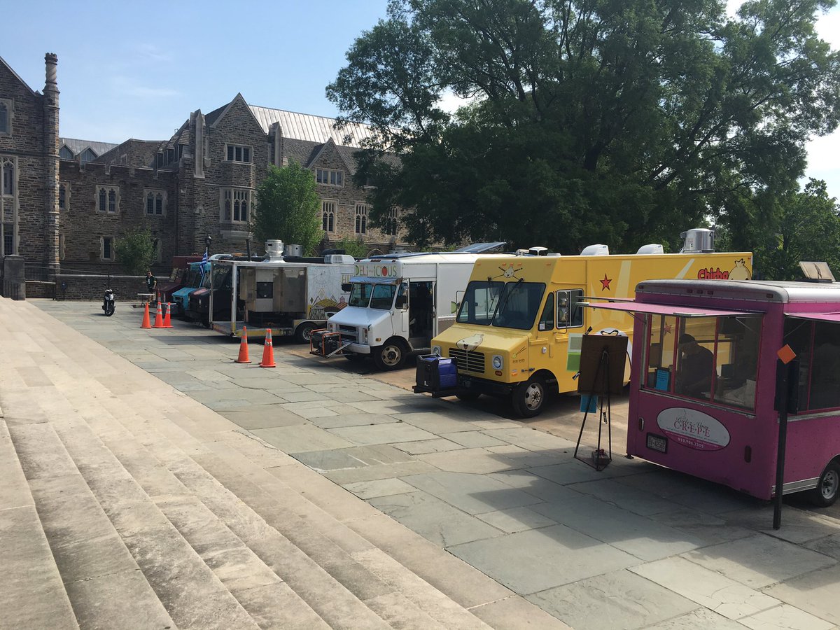 DukeLDOC's tweet photo. Your favorite Food trucks are ready to go. https://t.co/z6r72xCmez