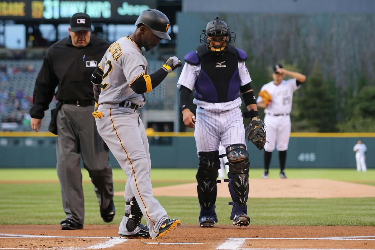 SportsCenter's tweet photo. Crazy Stat of Day: Andrew McCutchen had as many HR (3) in 5 at-bats on Tue. as Braves do in 674 at-bats this season. https://t.co/sO55SJDOq7