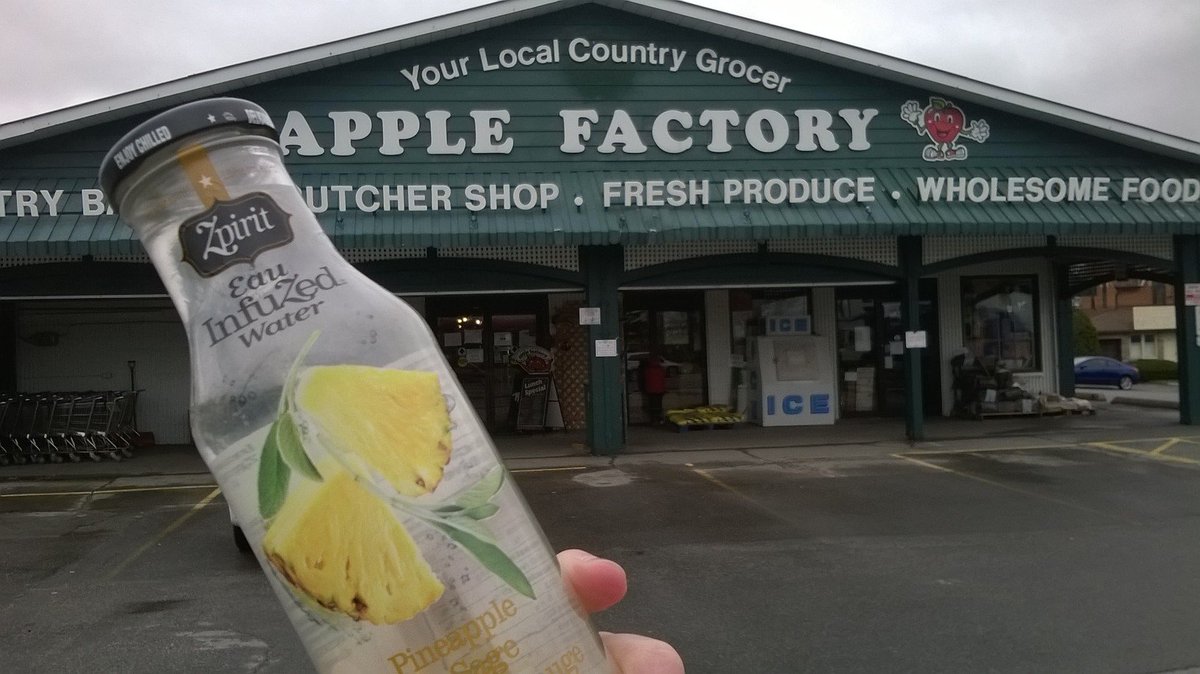 Spring is in the air! Come pick up a cold Zpirit #infusedwater @TheAppleFactory!! #lowsugar #lowcalories #realfruits