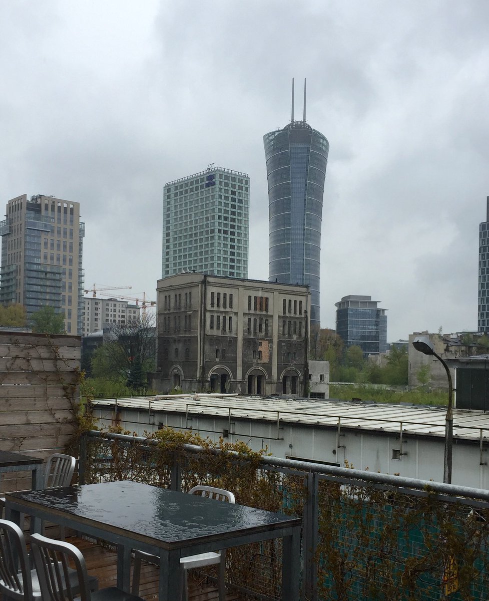 Amadwoods's tweet photo. Looking out from historic Warsaw Ghetto onto changed skyline #bp2s #Warsaw https://t.co/KhJuYIW4ir