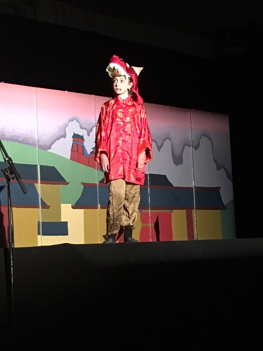 SienaLondon's tweet photo. First show of Mulan Jr. is underway! Thank you @StMarkLondon @StTheresaShark &amp;@StJohnFI  for coming to see our show https://t.co/1ZMIoPP2c9