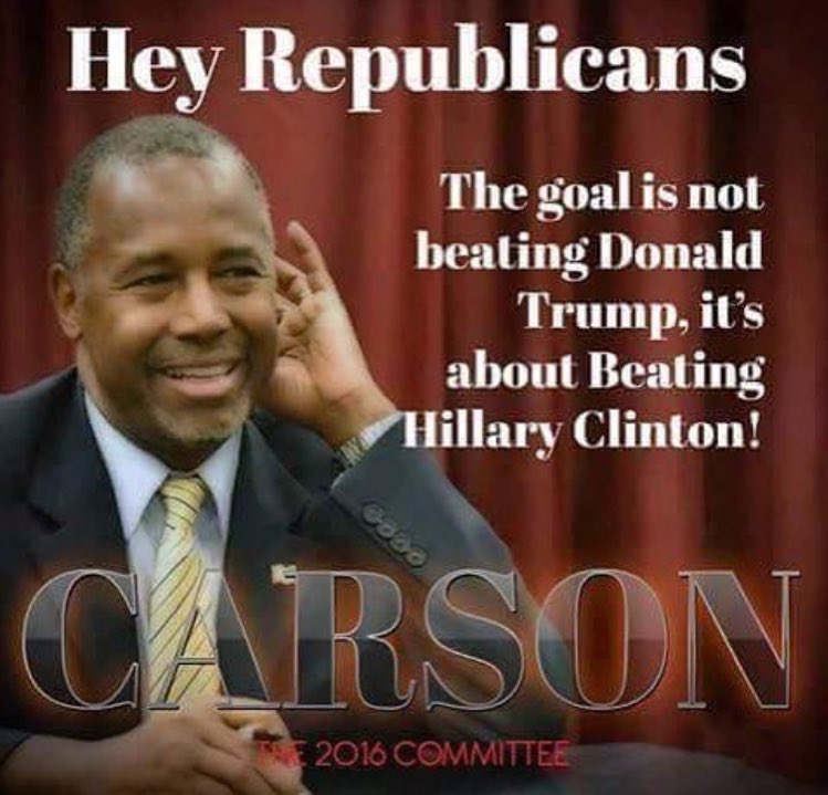 The_Trump_Train's tweet photo. Dr. Ben Carson is an amazing man and a great fit for a cabinet position in a Trump administration. #VoteTrump2016 https://t.co/Q3KUUAcfSs