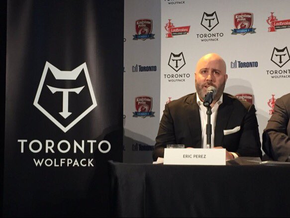 TOwolfpack's tweet image. Our CEO Eric Perez addresses the crowd and answers questions. @TheRFL #packiscoming #wolfpackwednesday