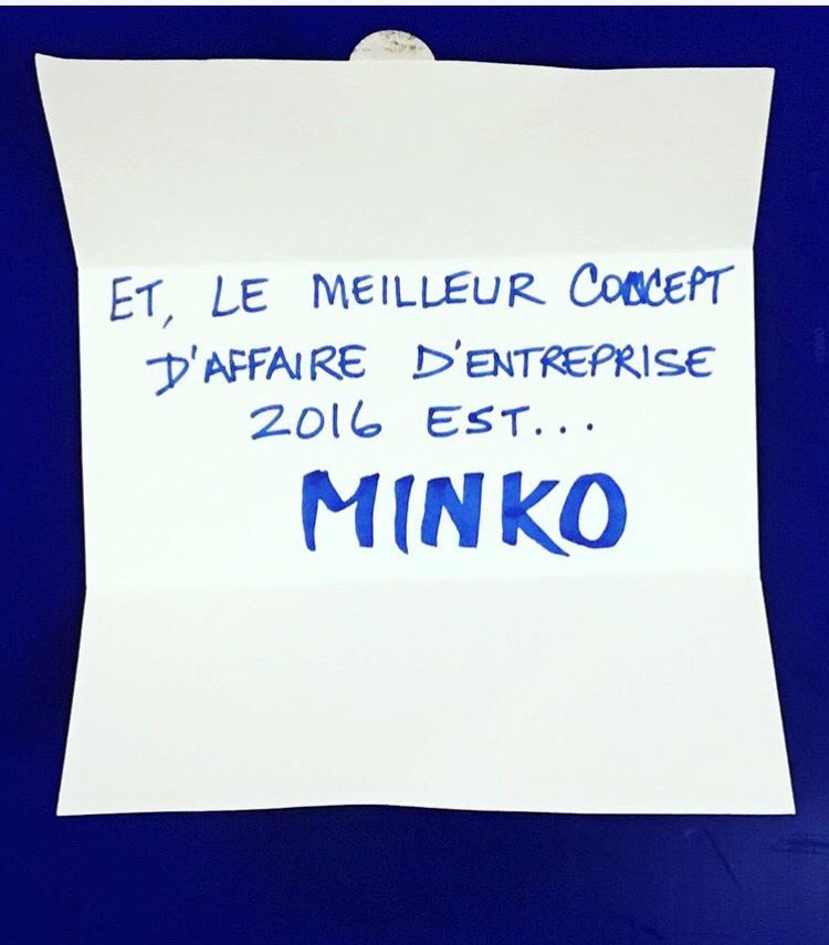 entreprisemode's tweet photo. All finalists were great last night! ENTREPRISE 2016 was a success! Congratulations @minkomontreal for the win 🎉 https://t.co/zN9jhcah6J