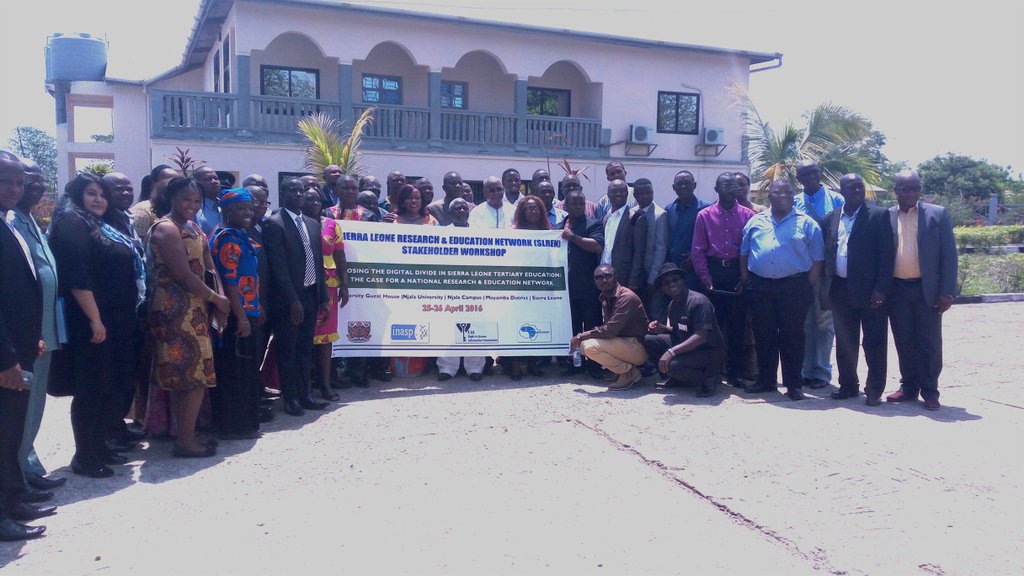 tpsongu's tweet photo. Sierra Leone closer to joining the WACREN community! A declaration singed by ICT Minister, Universities..for "SLREN" https://t.co/hNwUQaNF95